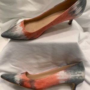 Charles David Orange/Gray/Cream Pumps